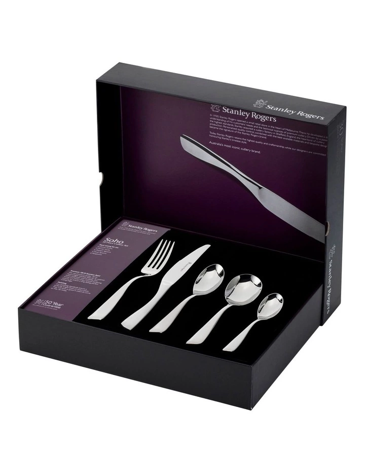 Stanley Rogers Soho 30 Piece Cutlery Set 2 Stanley Rogers Soho 30 Piece Cutlery Set - Image 2