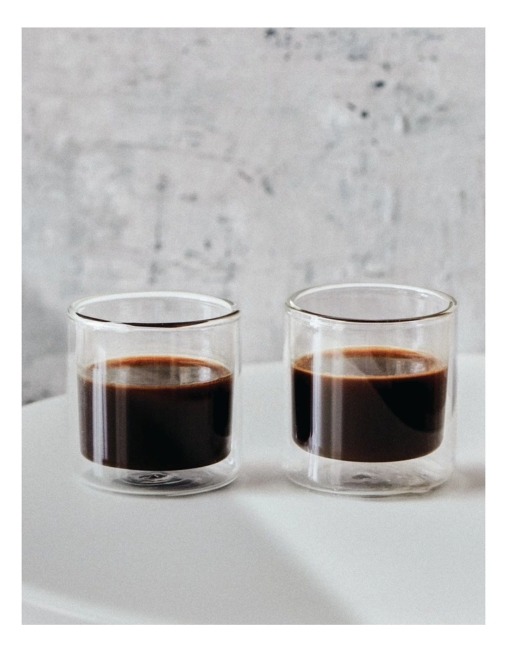 Salt&Pepper Brew Tall Espresso Glass Set Double Wall S/8 85ml 3 Salt&Pepper Brew Tall Espresso Glass Set Double Wall S/8 85ml - Image 3