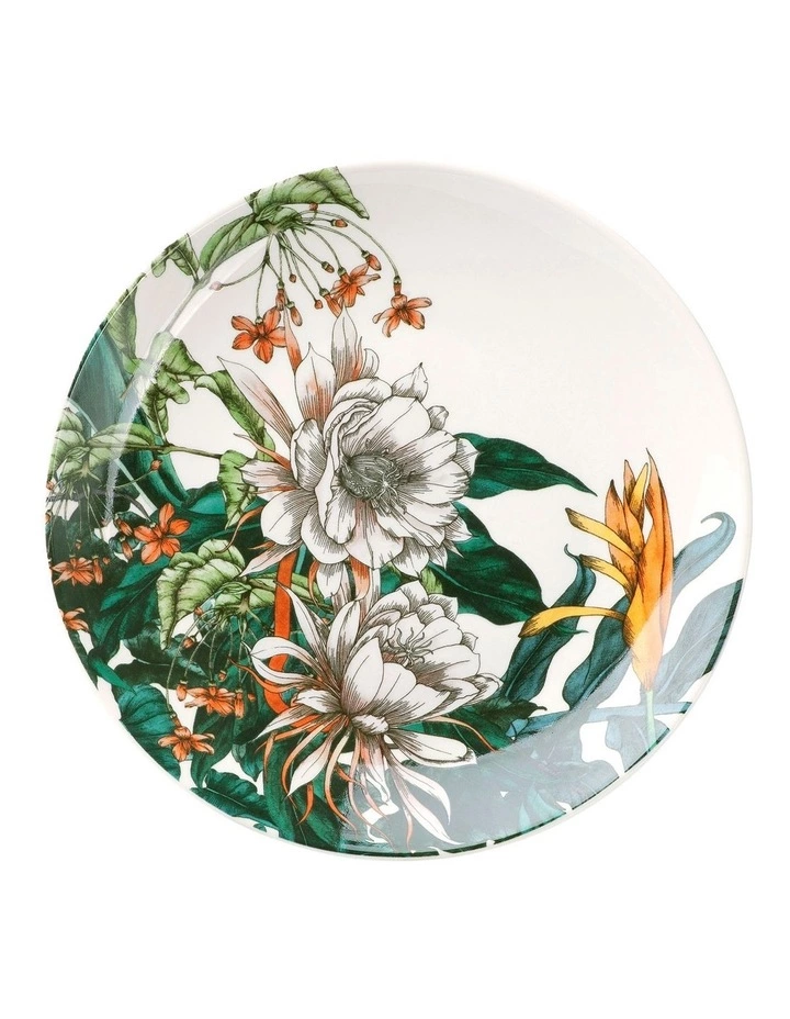 Maxwell & Williams The Blck Pen Night Garden Coupe Side Plate 19cm Flower 1 Maxwell & Williams The Blck Pen Night Garden Coupe Side Plate 19cm Flower