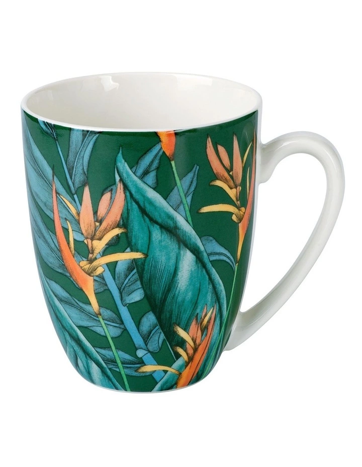 Maxwell & Williams The Blck Pen Night Garden Coupe Mug 420ML Foliage 1 Maxwell & Williams The Blck Pen Night Garden Coupe Mug 420ML Foliage