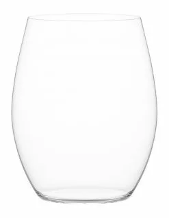 Plumm Set of 4 Red Wine Stemless Glass Clear
