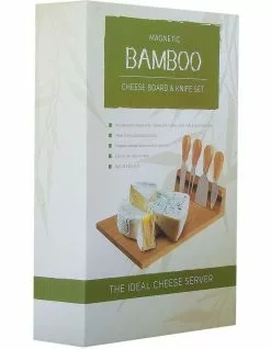 Living Today Bamboo Cheese Board And Knife Set -Dining Shop 889447690 4 720x928